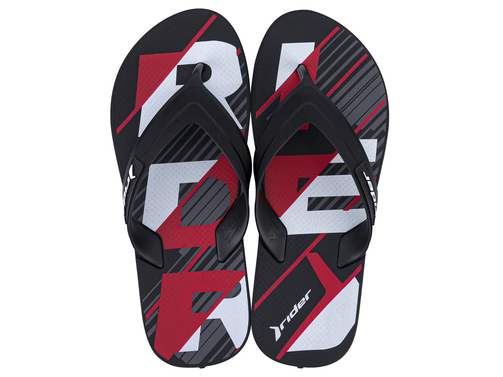Sandalia Hombre Negro Graphics Rider