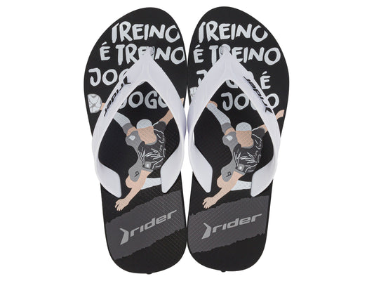 Sandalia Street Negro/Blanco  Rider