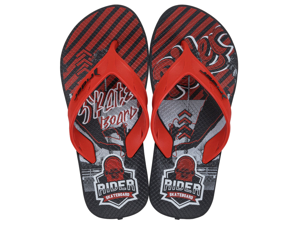Sandalia Infantil Negro/Rojo Street Joy Rider