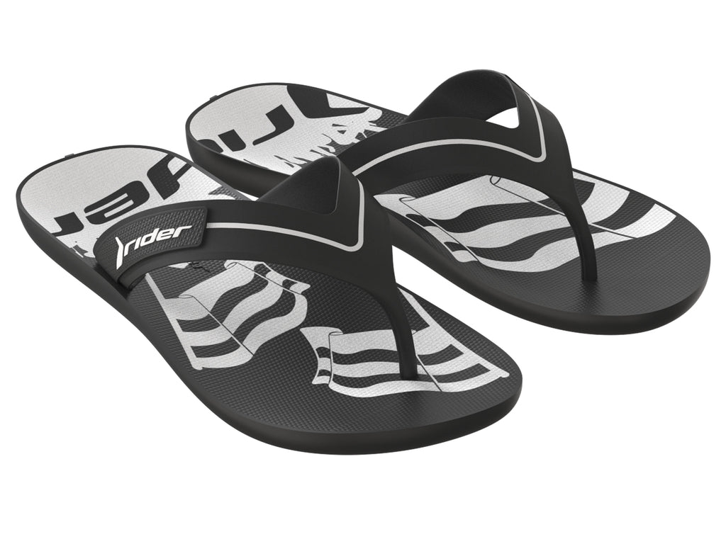 Sandalia Hombre Negro/Blanco Strike Rider