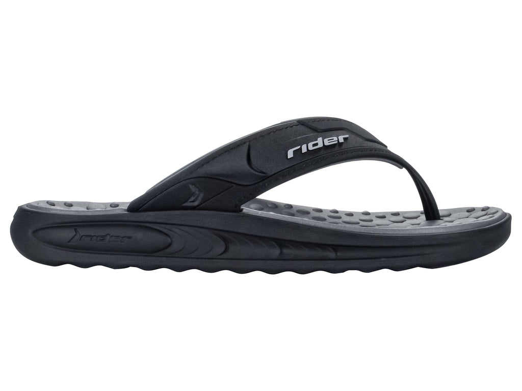 Sandalia Hombre Negro Soft Plus Rider