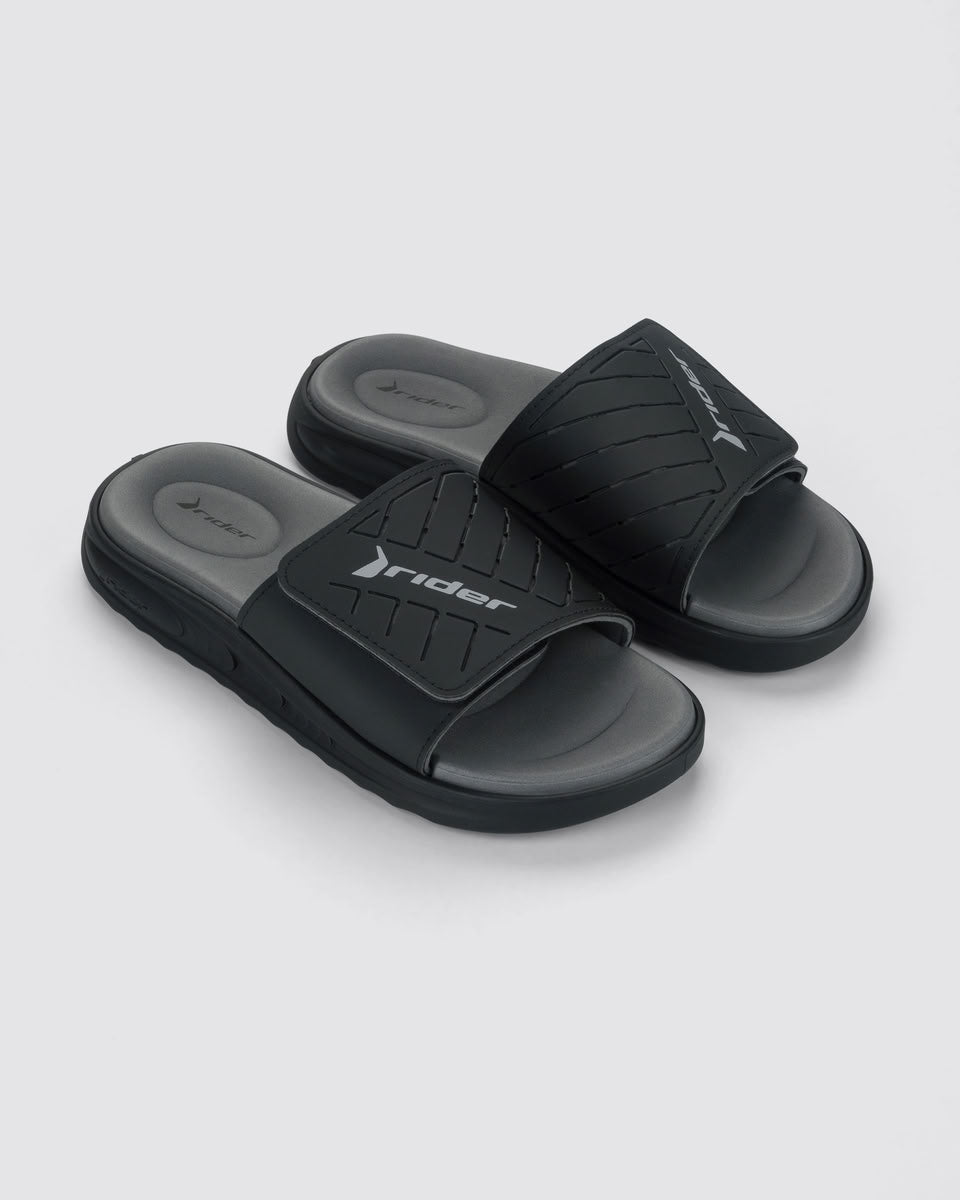 Sandalia Hombre Negro Cinza R Rider
