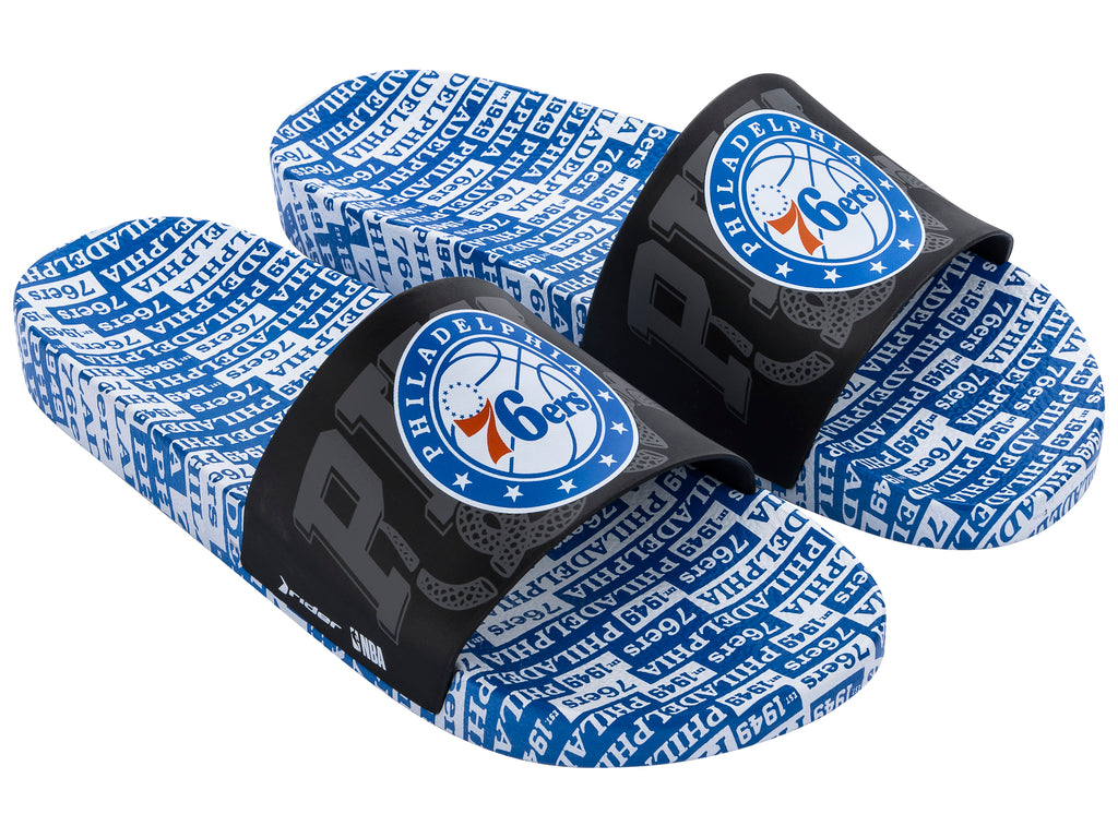 Sandalia Hombre Negro/Azul Phila Rider