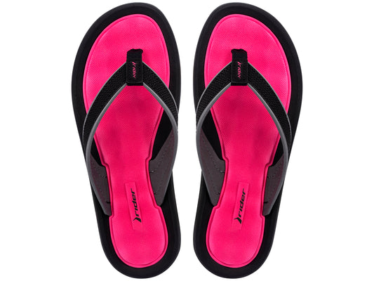 Sandala Mujer Rosa/Negro Dunas Rider