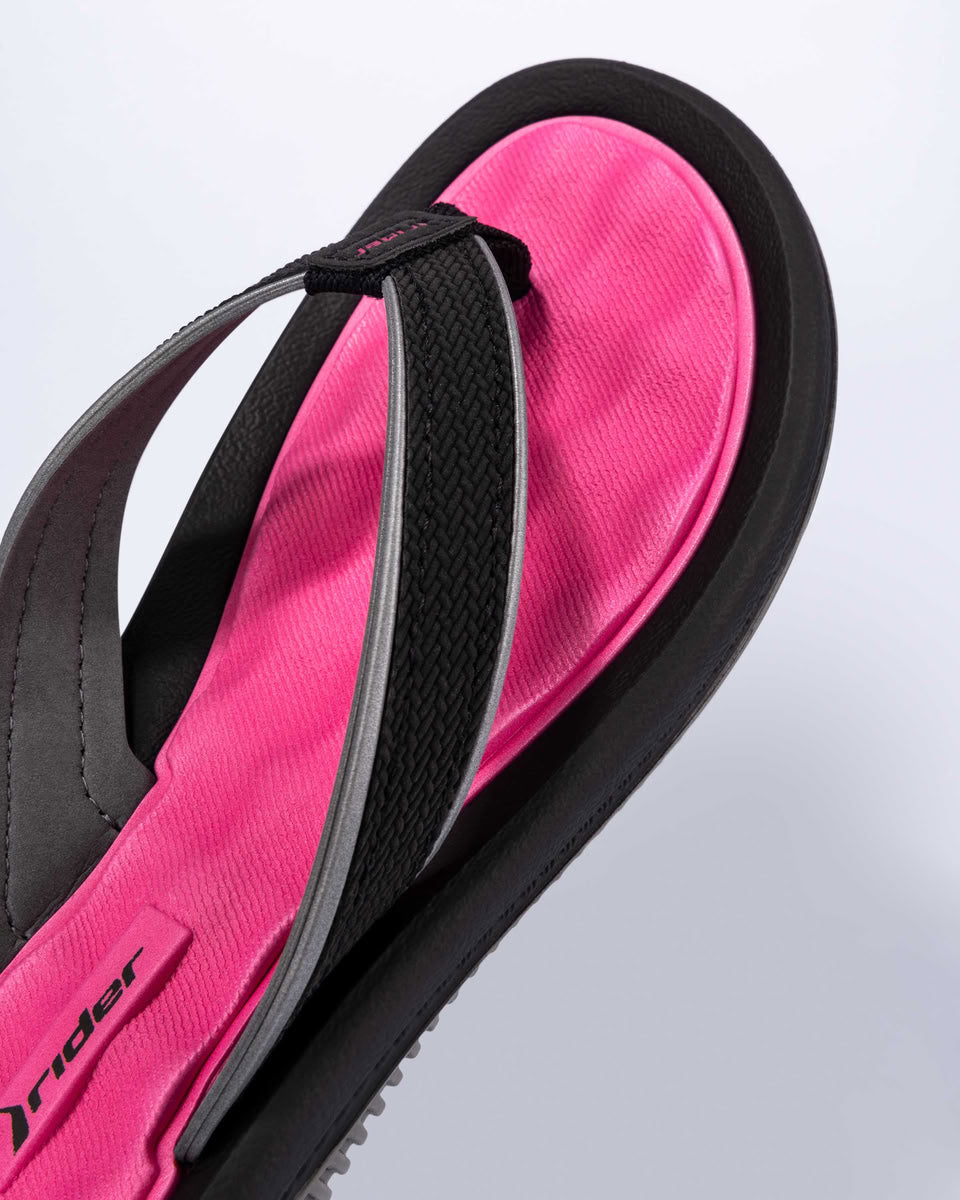 Sandalia Mujer Negro/Rosa Dunas Rider