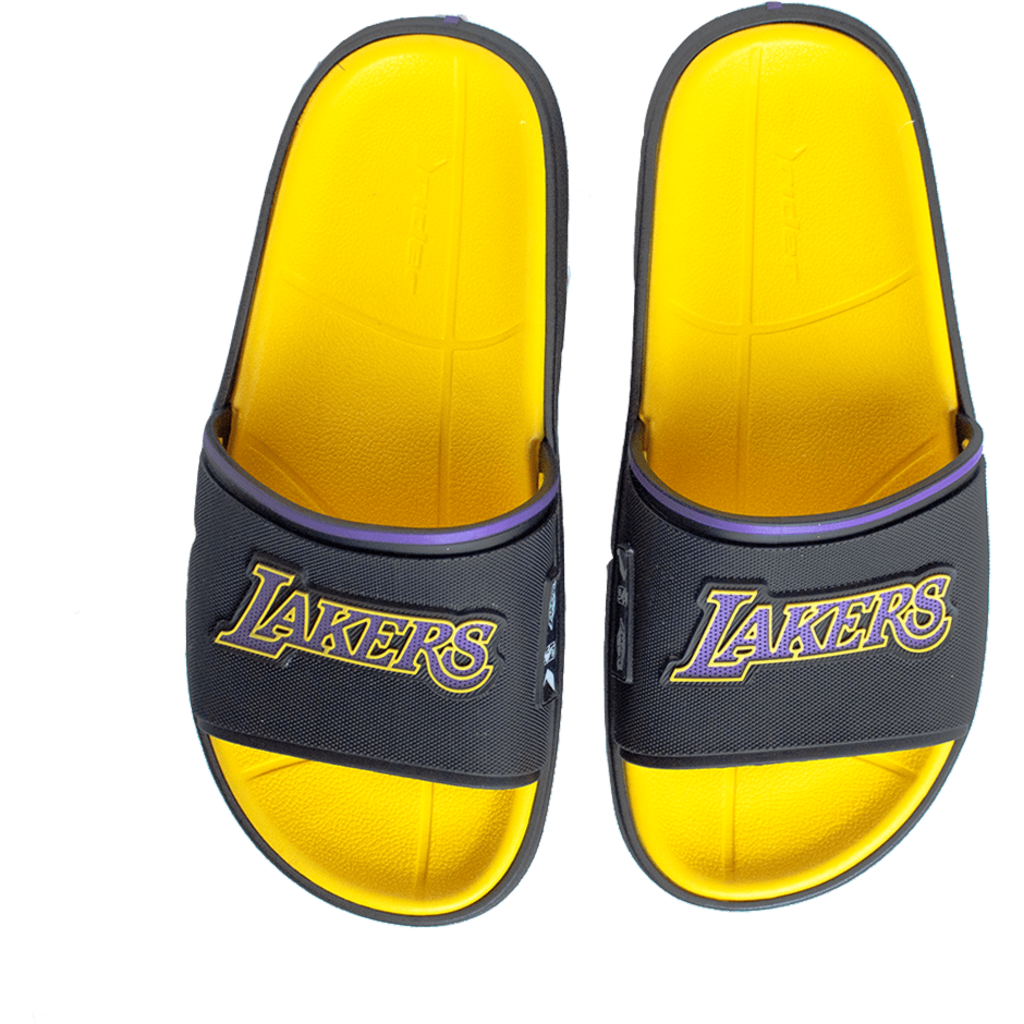 Sandalia Lakers NBA Negro/Amarillo Rider