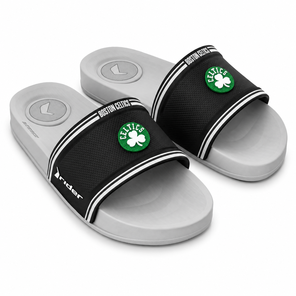 Sandalia Hombre Negro/Gris Celtics Basic Rider