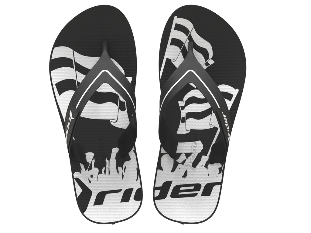 Sandalia Hombre Negro/Blanco Strike Rider – Sandalias Rider