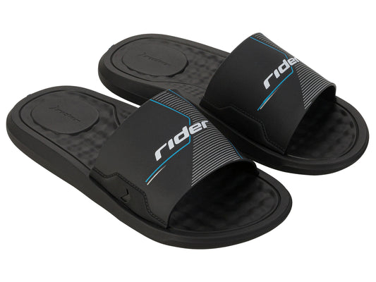 Sandalia Hombre Negro/Blanco Step Rider