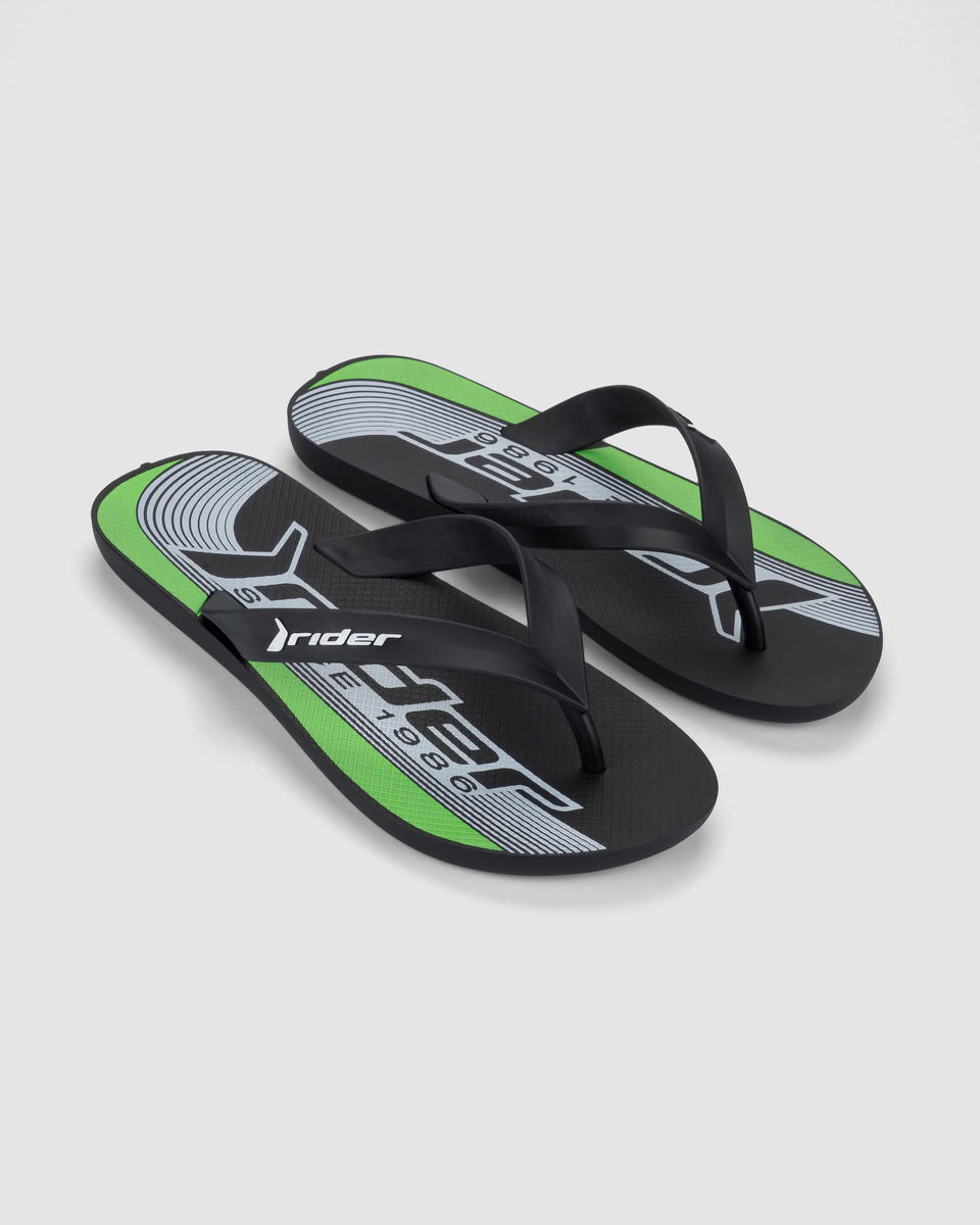 Sandalia Hombre Negro/Verde Feel Urban Rider