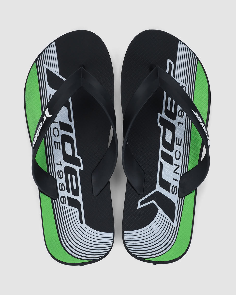 Sandalia Hombre Negro/Verde Feel Urban Rider