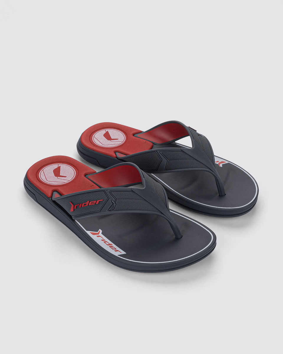 Sandalia Hombre Gris/Rojo Start 3 Rider