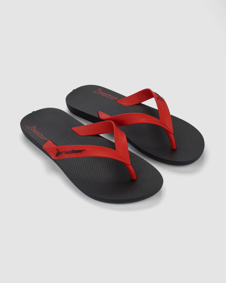 Sandalia Hombre Negro/Rojo Feel Light Rider