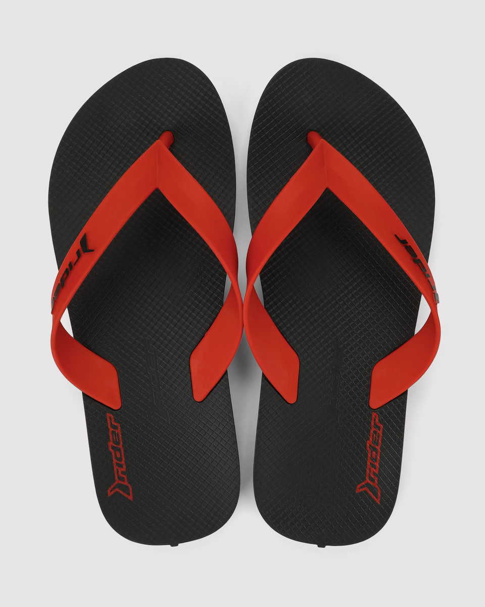 Sandalia Hombre Negro/Rojo Feel Light Rider