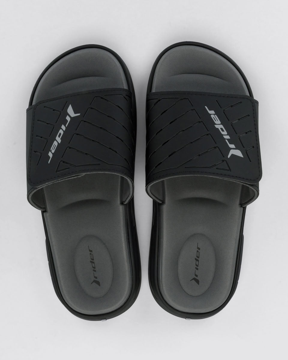 Sandalia Hombre Negro Cinza R Rider