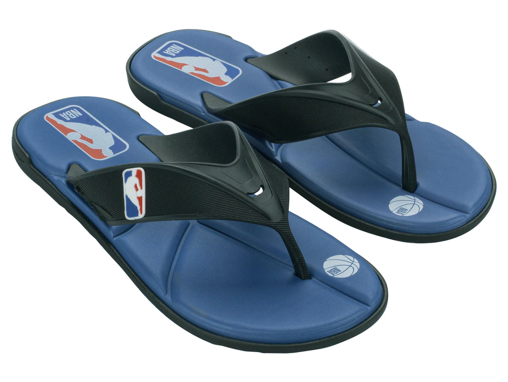 Sandalia Hombre Negro/Azul Shot NBA Rider