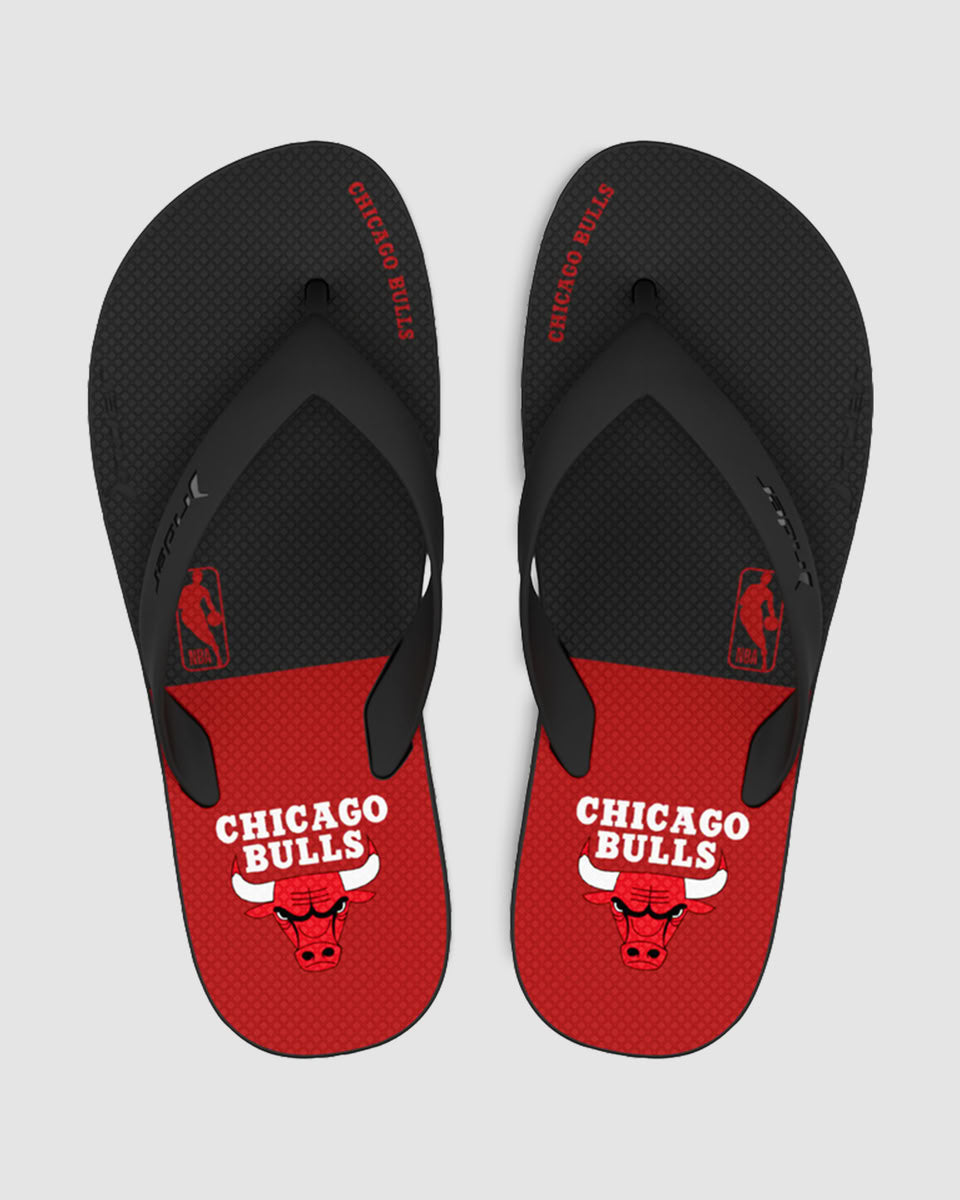 Sandalia Hombre Negro/Rojo Chicago Bulls Core Rider