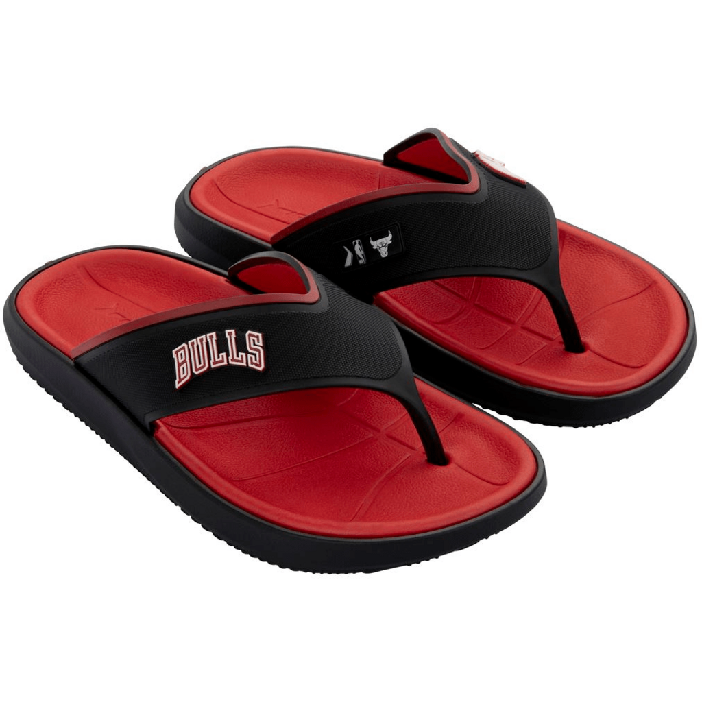 Sandalia Hombre Negro Chicago Bulls NBA  381  Rider