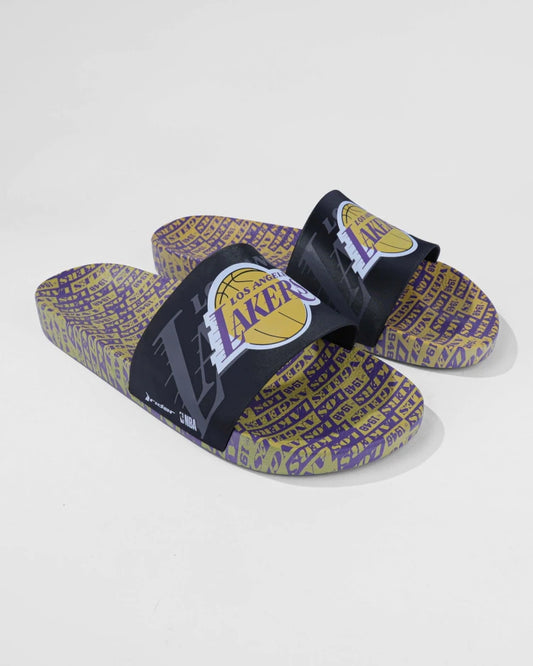 Sandalia Hombre Negro Lakers Rider