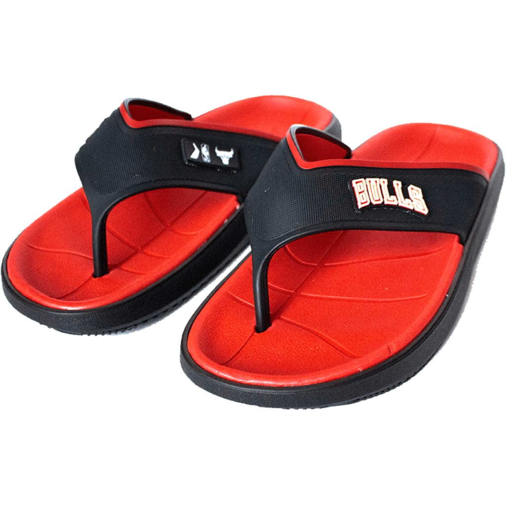 Sandalia Hombre Negro Chicago Bulls NBA  381  Rider