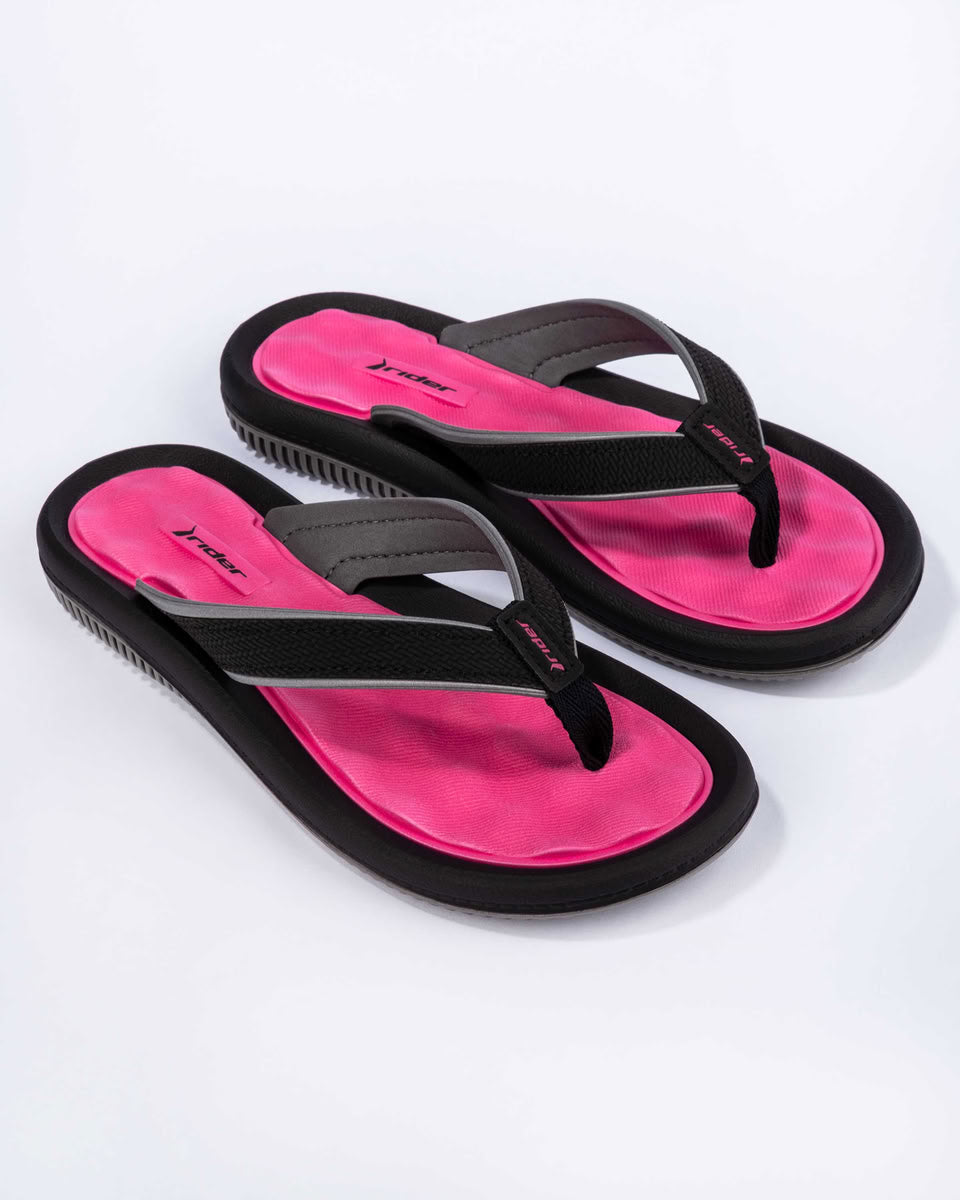 Sandalia Mujer Negro/Rosa Dunas Rider