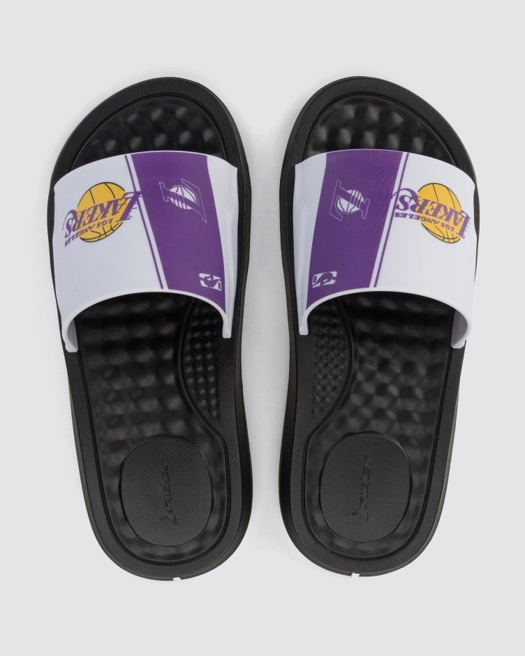 Sandalia Hombre Blanco/Violeta Lakers NBA