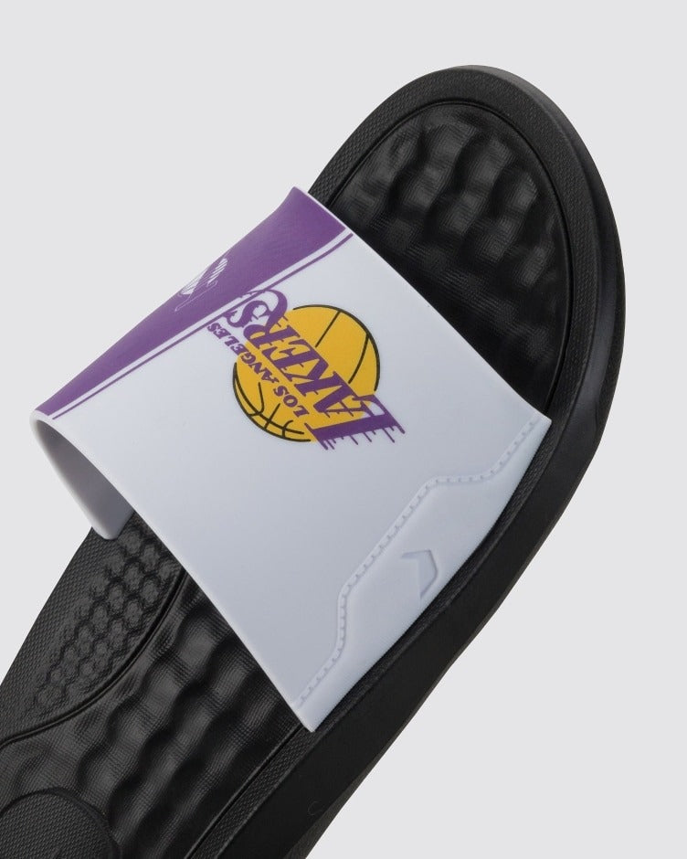 Sandalia Hombre Blanco/Violeta Lakers NBA